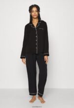 femmes ensemble pyjama noir 006BT1072 Anna Field
