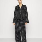 femmes ensemble pyjama noir/écru 006BT1062 Anna Field