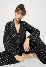 femmes ensemble pyjama noir/écru 006BT1062 Anna Field - Image 4