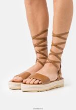 femmes espadrilles cognac 006BT1584 Anna Field