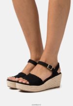 femmes espadrilles noires 006BT1472 Anna Field