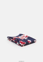 femmes foulard bleu/rouge 006BT2825 Anna Field - Image 2