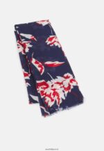 femmes foulard bleu/rouge 006BT2825 Anna Field