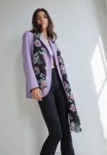 femmes foulard noir 006BT2839 Anna Field