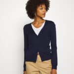 femmes gilet bleu foncé 006BT819 Anna Field