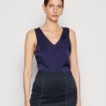 femmes haut bleu 006BT396 Anna Field
