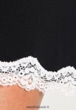 femmes heidi chemise de nuit viscose manches longues nuisette noir 006BT1039 Anna Field - Image 6