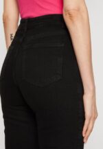 femmes jean droit en denim noir 006BT665 Anna Field - Image 4