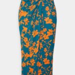 femmes jupe crayon bleu 006BT795 Anna Field