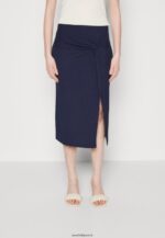 femmes jupe crayon bleu foncé 006BT810 Anna Field