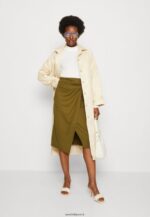 femmes jupe crayon kaki 006BT800 Anna Field - Image 2