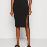 femmes jupe crayon noire 006BT797 Anna Field