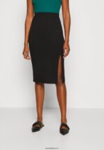 femmes jupe crayon noire 006BT797 Anna Field