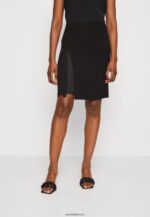 femmes jupe crayon noire 006BT799 Anna Field