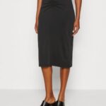 femmes jupe crayon noire 006BT802 Anna Field