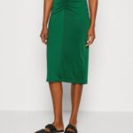 femmes jupe crayon vert foncé 006BT801 Anna Field