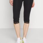 femmes legging capri avec pantalon legging en dentelle noir 006BT655 Anna Field