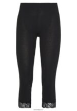femmes legging capri avec pantalon legging en dentelle noir 006BT655 Anna Field - Image 5