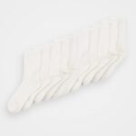 femmes Lot de 10 chaussettes blanc cassé 006BT1122 Anna Field