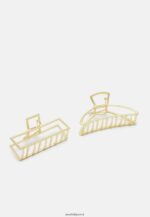 femmes Lot de 2 accessoires de coiffure dorés 006BT2669 Anna Field