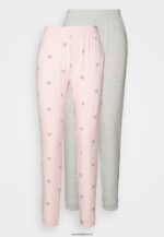 femmes Lot de 2 bas de pyjama rose/gris 006BT1076 Anna Field - Image 5
