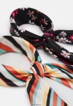 femmes Lot de 2 foulards multicolore/noir 006BT2712 Anna Field - Image 2