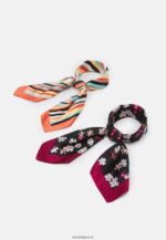 femmes Lot de 2 foulards multicolore/noir 006BT2712 Anna Field