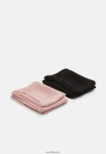 femmes Lot de 2 foulards noir/rose 006BT2706 Anna Field - Image 5