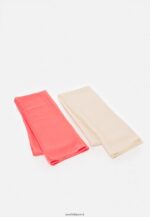 femmes Lot de 2 foulards rose/nude 006BT2713 Anna Field