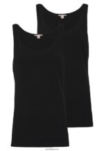 femmes Lot de 2 hauts noir 006BT508 Anna Field