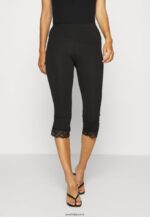 femmes Lot de 2 pantalons leggings bleu foncé/noir 006BT653 Anna Field - Image 2