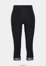 femmes Lot de 2 pantalons leggings noir/blanc 006BT661 Anna Field - Image 3