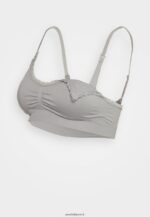femmes Lot de 2 soutiens-gorge de maternité sans couture bustier gris/noir 006BT952 Anna Field - Image 2