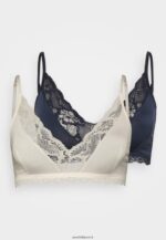 femmes Lot de 2 soutiens-gorge triangle rose/bleu 006BT939 Anna Field - Image 5