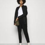 femmes Lot de 2 tops manches longues blanc/noir 006BT519 Anna Field