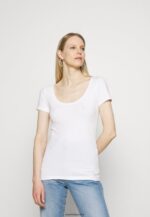femmes Lot de 3 t-shirts basiques blanc 006BT328 Anna Field - Image 2