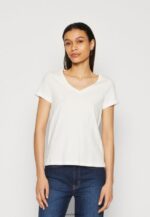 femmes Lot de 3 t-shirts basiques jaune foncé/violet/blanc 006BT255 Anna Field - Image 2