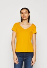 femmes Lot de 3 t-shirts basiques jaune foncé/violet/blanc 006BT255 Anna Field - Image 5