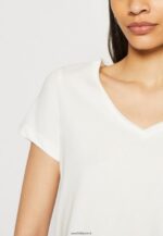 femmes Lot de 3 t-shirts basiques jaune foncé/violet/blanc 006BT255 Anna Field - Image 8