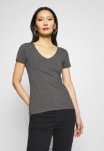 femmes Lot de 3 t-shirts basiques noir, blanc 006BT324 Anna Field - Image 3