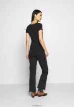 femmes Lot de 3 t-shirts basiques noir, blanc 006BT324 Anna Field - Image 4