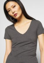 femmes Lot de 3 t-shirts basiques noir, blanc 006BT324 Anna Field - Image 5