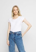 femmes Lot de 3 t-shirts basiques noir/blanc/gris clair chiné 006BT266 Anna Field - Image 2