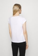 femmes Lot de 3 t-shirts basiques noir/blanc/rouge foncé 006BT259 Anna Field - Image 3