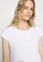 femmes Lot de 3 t-shirts basiques noir/blanc/rouge foncé 006BT259 Anna Field - Image 7