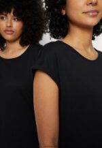 femmes Lot de 3 t-shirts imprimés bleu clair/blanc/noir 006BT263 Anna Field - Image 3