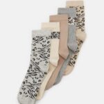 femmes Lot de 5 chaussettes beige/gris 006BT1124 Anna Field