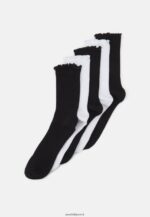 femmes Lot de 5 chaussettes noir/blanc 006BT1121 Anna Field
