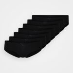 femmes lot de 7 slips romy noir 006BT985 Anna Field