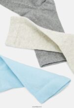 femmes Lot de 8 chaussettes bleu/gris 006BT1119 Anna Field - Image 3
